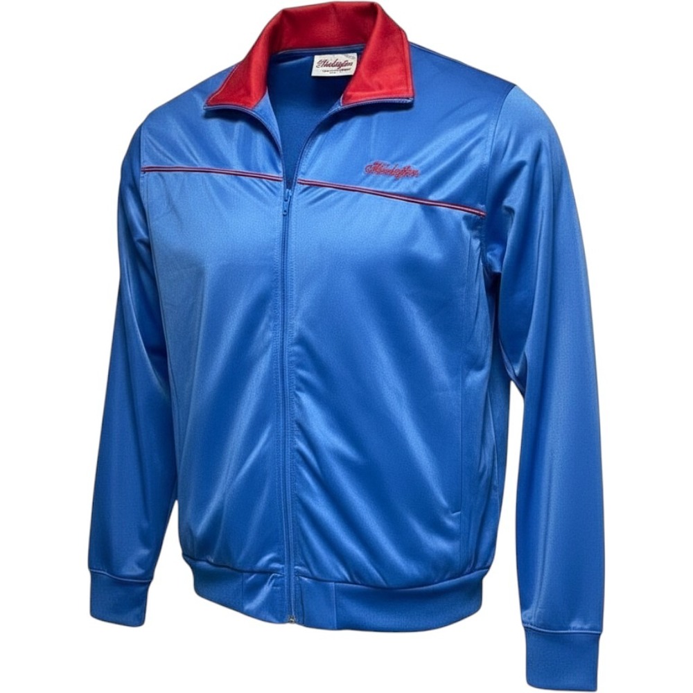 Vintage Y2K Hurley International Blue Red Embroidered Track Jacket Mens Large